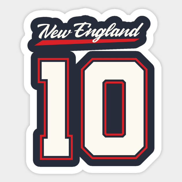 Mac Jones Jersey Sticker by johnnystackart